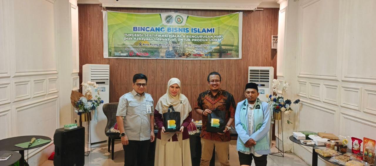 UMKM Kendari Ramai-Ramai Belajar Halal, Merek, dan Modal Syariah