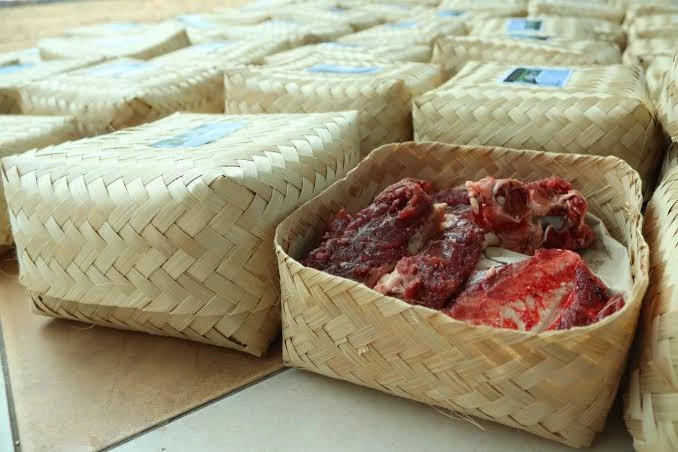 Konsep Kurban Ramah Lingkungan dengan Besek Bambu Kian Diminati