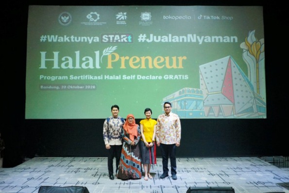 Tokopedia dan TikTok Shop Fasilitasi Sertifikasi Halal Gratis bagi 150 UMKM di Jawa Barat